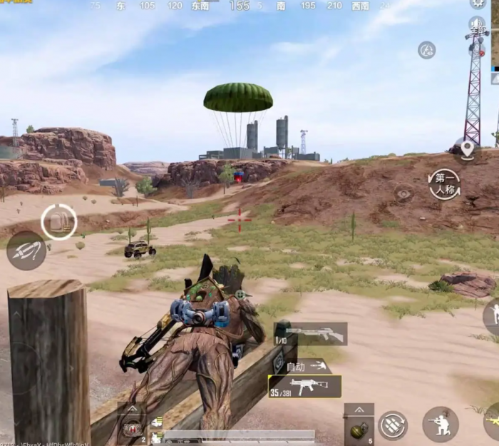 和平精英如何进沙漠2