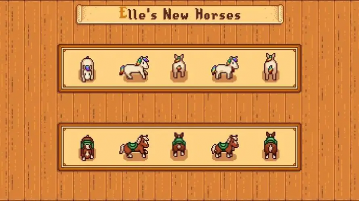 星露谷物语坐骑马有哪些机制2