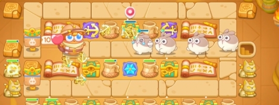 保卫萝卜4法老归来第54关怎么过3