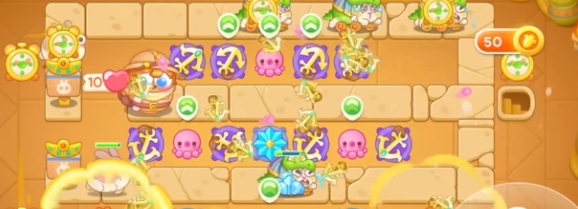 保卫萝卜4法老归来第54关怎么过7