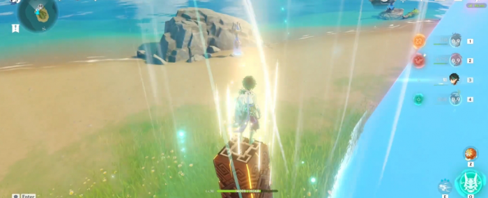 原神海岛的大水泡怎么解1