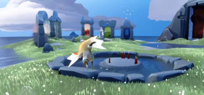 光遇圣诞节斗篷怎么换1