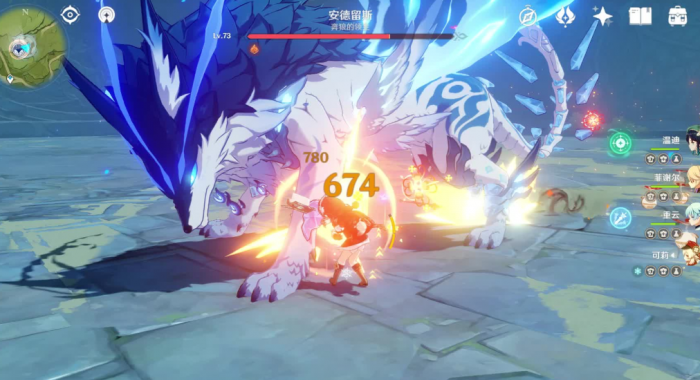 原神北风狼王怎么打1