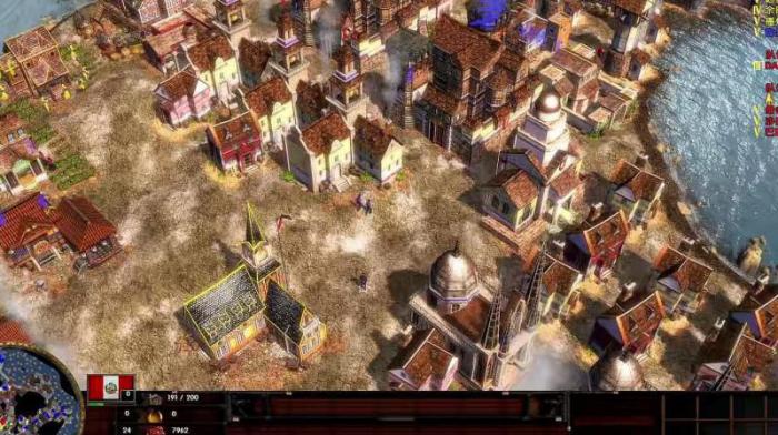 帝国时代3如何旋转建筑方向2