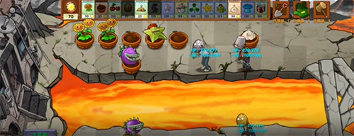 植物大战僵尸融合版新地图火山怎么玩1