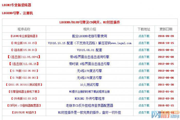 传奇一条龙说LegM2引擎还要收费1