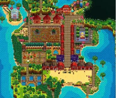 星露谷物语沙滩农场布局方案5