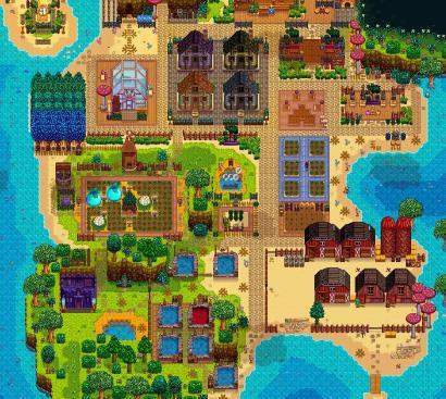 星露谷物语沙滩农场布局方案6