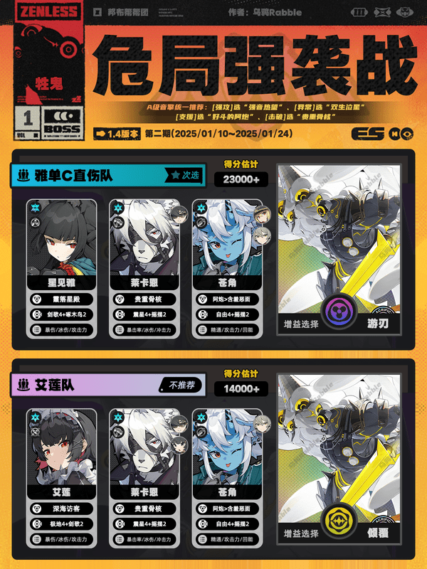 绝区零危局强袭战第二期怎么过3