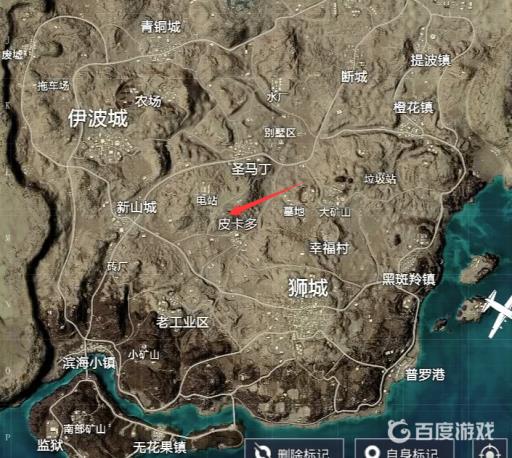 和平精英沙漠悬崖在哪?2