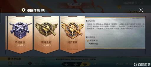 和平精英超级王牌和荣耀皇冠哪个高?3