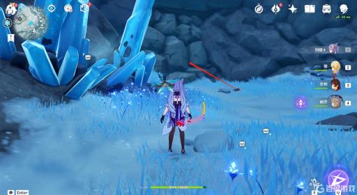 原神星荧洞窟三个火精灵在哪?7