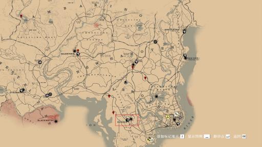 荒野大镖客2罗兹镇在哪里?2