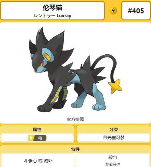 宝可梦伦琴猫性格配招是什么?2