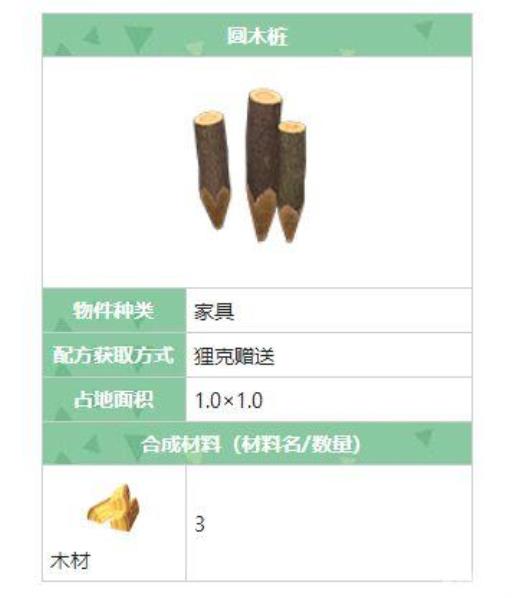 动森圆木桩配方没给我怎么办?1