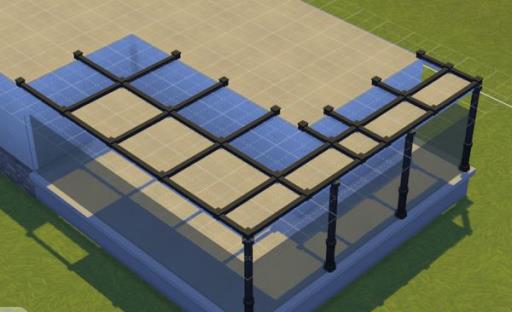 模拟人生4透明平屋顶怎么弄?4