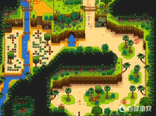 星露谷物语姜岛核桃解锁顺序是什么?5