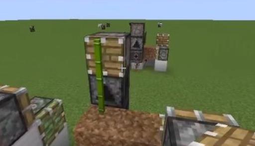 我的世界如何制作刷竹子机?8