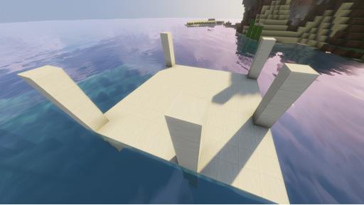 我的世界怎样造海上别墅?4