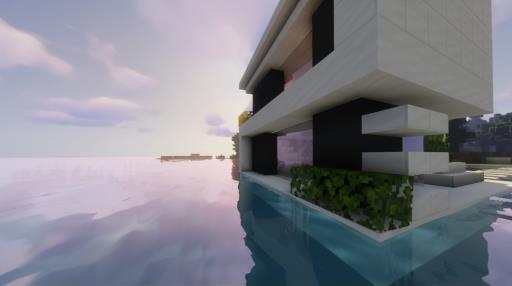 我的世界怎样造海上别墅?17