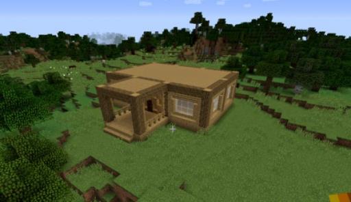 我的世界怎么做房子豪华简单?12