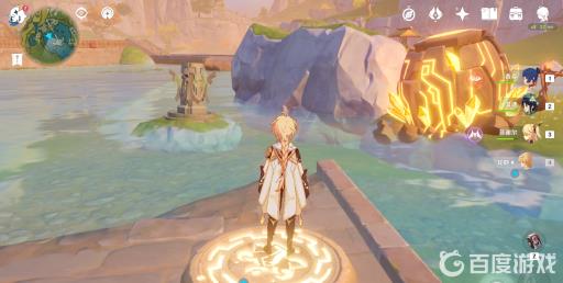 原神的灵矩关两个圆盘单人怎么踩?2