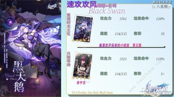 崩坏星穹铁道新版黑天鹅培养攻略5