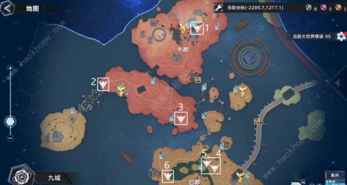 幻塔九域离州风景点位置大全1