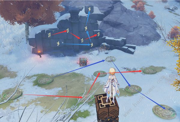 原神雪山踩地板解密攻略2