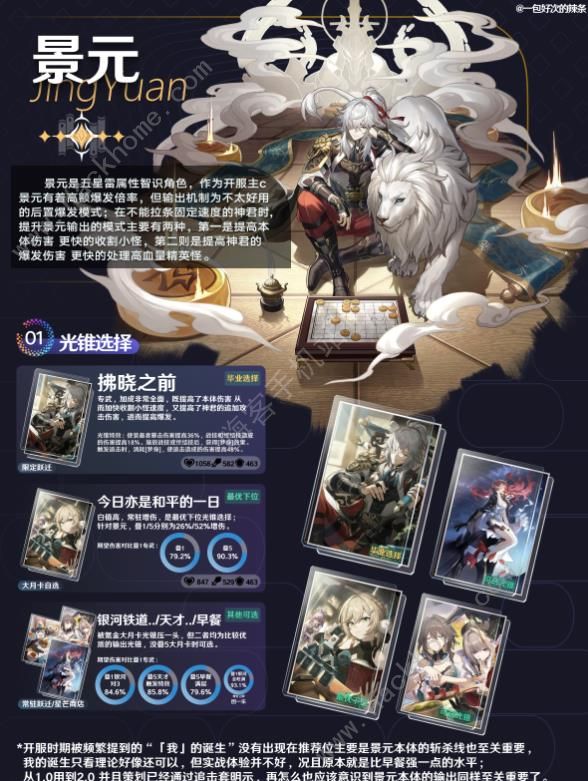 崩坏星穹铁道景元复刻培养攻略1