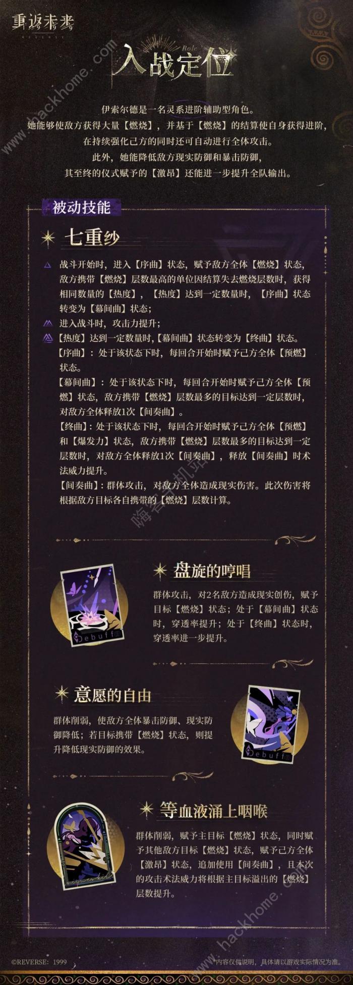 重返未来1999伊索尔德值得培养吗2