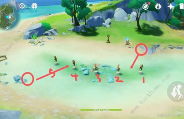 原神五个谐律簧管怎么打3