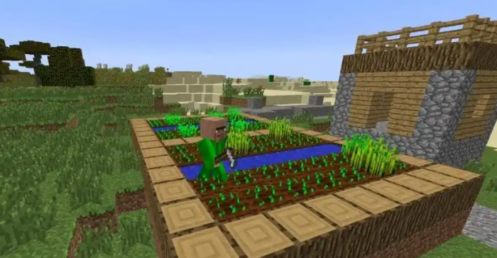 我的世界农民如何帮你种地1