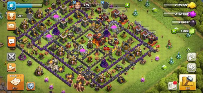 部落冲突里怎么侦察村庄1