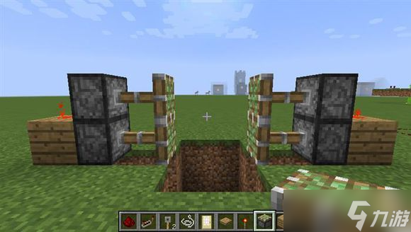 怎么制作红石铁门_我的世界怎么制作门