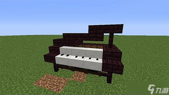 我的世界怎么做钢琴_我的世界弹钢琴
