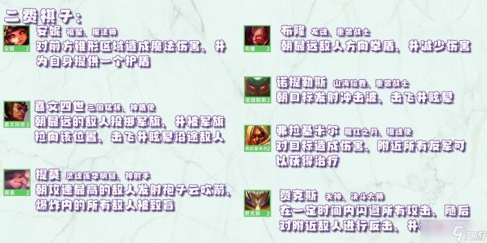 《金铲铲之战》天选福星版本全棋子技能介绍5