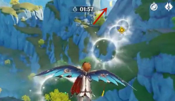 原神飞行挑战第五天路线攻略5