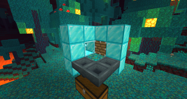 我的世界手游下界自动刷菌器怎么制作12