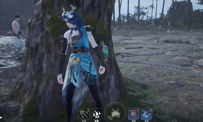 永劫无间背靠墙壁怎么按1