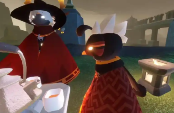 光遇小鸟面具如何搭配2