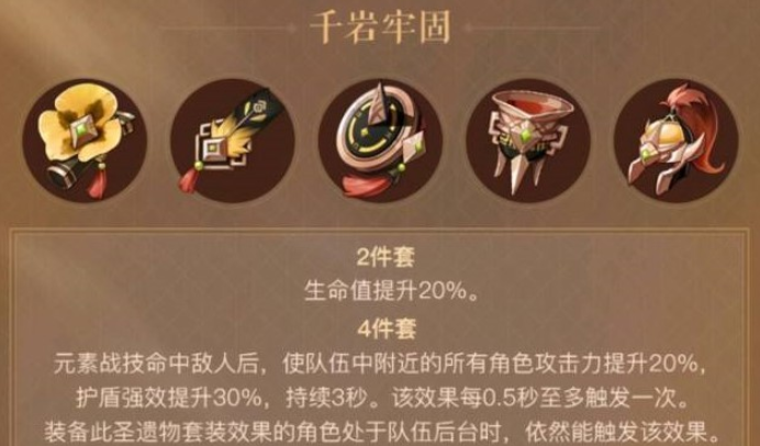 原神钟离毕业圣遗物选什么1