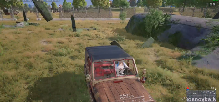 绝地求生如何用车上桥1