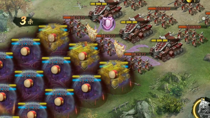 攻城掠地副本打张辽如何排兵3
