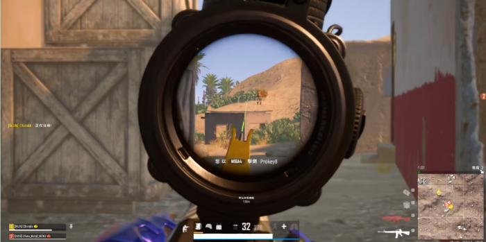 绝地求生怎么练好打跑步的人1