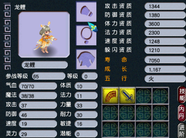 梦幻西游69龙宫带什么宠物2