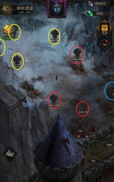 地下城堡3枯骨石林怎么走过去1