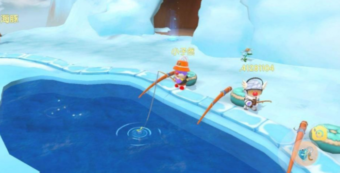 摩尔庄园雪獭怎么放在家园池塘里2