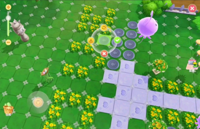 摩尔庄园怎么在地下放家具1