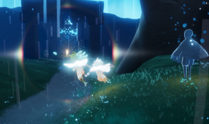 光遇进入雨林之前的小通道怎么进3